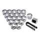 thumbnail image 1 of Tapas de Tuercas de Rueda para Auto, 20 Piezas, Color Plata, 1 of 3