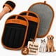 thumbnail image 1 of Guante para quitar pelo de mascotas TOVO PRIME para perros y gatos, paquete de 2, 1 of 6