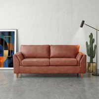 Latam Home - Sofa Milan 3C Con Resortes Pocket Cuero Kentucky Tabaco
