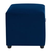 Bodevir - Pouf Cali 1C Felpa 30 Azul Marino