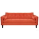 thumbnail image 1 of Sofa Retro 3cg Felpa 00 Naranja, 1 of 6