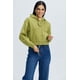 thumbnail image 2 of Polerón Mujer Zipper Crop Verde, 2 of 4