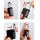 thumbnail image 5 of Candado de Combinación de 4 dígitos Antirrobo Cerradura, 5 of 6