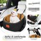 thumbnail image 4 of Asiento de coche para perros Lealchum para perros pequeños de hasta 14 kg, ultrasuave, 4 of 6