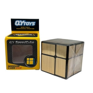 Qiyi - Cubo Rubik Original 2X2 Mirror Dorado