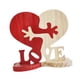 thumbnail image 2 of Adornos De Madera En Forma De Corazón Para Mesa De Boda, Estatuas De Madera Con Letreros De Madera Love, 17 X 18 Cm, 2 of 5