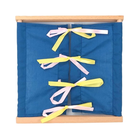 Montessori Toys Busy Board Cards Vestido De Aprendizaje Juguete De Viaje Para Pajarita Para Niños Pequeños