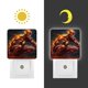 thumbnail image 3 of Hombre Flash Luz nocturna LED con sensor de anochecer a amanecer para dormitorio, baño, pasillo, escaleras - Lámpara LED nocturna de enchufe, 0.5W - 1 pieza, 3 of 6