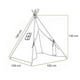 thumbnail image 3 of Carpa Tipi Niños Infantil 160 Cm Morada Juguete Decoracion, 3 of 8