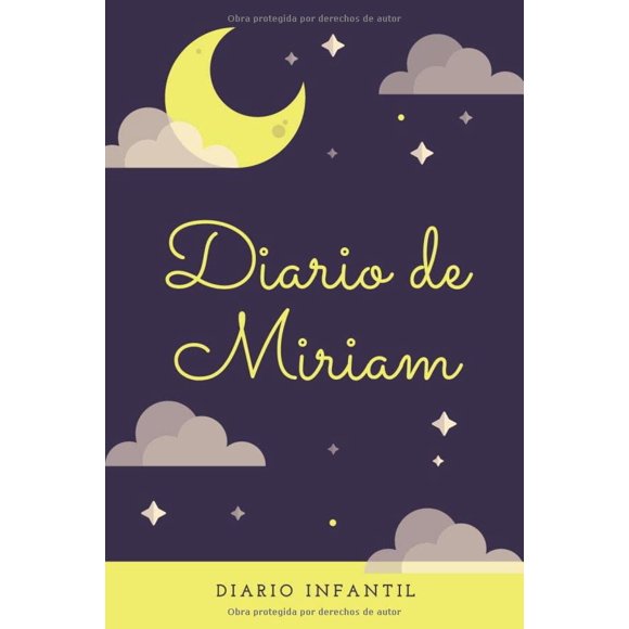 Diario Majosta Miriam de 120 páginas rayadas para niñas