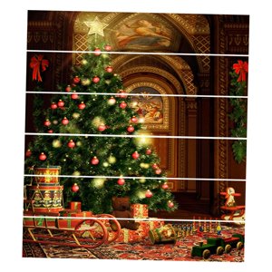 Magideal - 6 Pegatinas 3D Para Escaleras, Decoración Navideña, Calcomanías Para Contrahuellas De Escaleras, Calcomanías De Pared Extraíbles Para Escaleras, Fiest