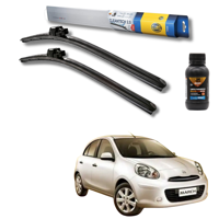 Plumillas Hella Cleantech Para Nissan March 2015-2021