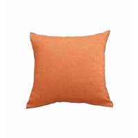 Genérico - Pack De 6 Fundas De Cojín Con Diseños Y Colores 43X43 Cm Lino Naranja