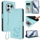 thumbnail image 2 of Funda de Gato tipo Libro para Xiaomi Redmi Note 15 4G/5G, Verde Claro, 2 of 6