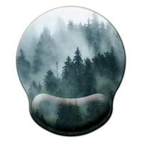 Alfombrilla De Ratón Con Soporte Para La Muñeca, Espuma Viscoelástica Ergonómica Lizpare