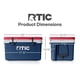 thumbnail image 5 of Enfriador duro Cooler RTIC ultraligero de 32 cuartos con aislamiento, 5 of 8
