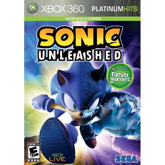 Videojuego Sonic Unleashed Xbox 360 Platinum Hits