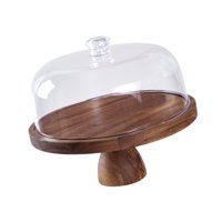 Bothyi - Bandeja Para Exhibición De Pasteles Plato De Frutas Versátil Para Restaurante Regalos Para Hornear Cumpleaños Base Alta