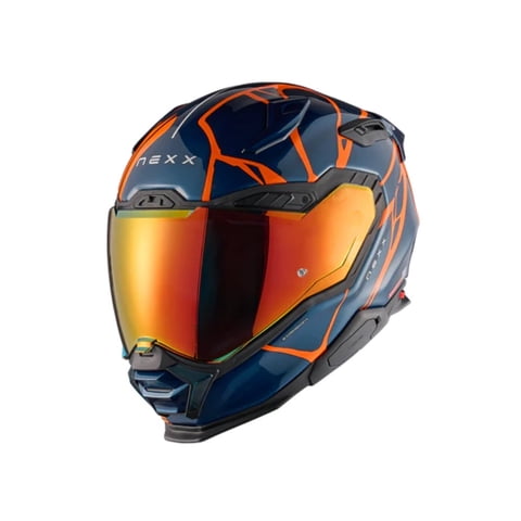 Casco Para Moto Nexxx.Wst3 B-Side Blue Teal.Orange L