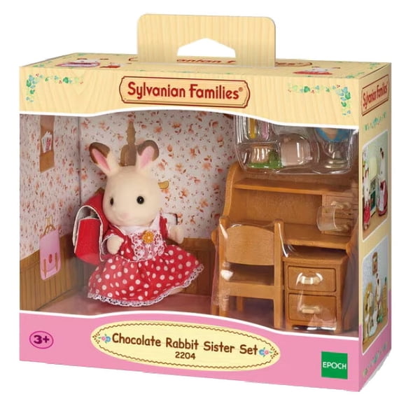 Epoch Sylvanian Families Set Chocolate Rabbit Sister 5016