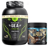 Palikos Fitness - Proteina Vegetal 1Kg Sabor Vainilla + Creatina 300G