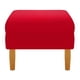 thumbnail image 1 of Pouf Sky 1c Felpa 04 Rojo, 1 of 3