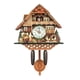 thumbnail image 1 of Reloj Análogo De Pared Madera Vintage Marrón Unisex, 1 of 3