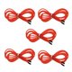 thumbnail image 3 of Cable de cuerda de salto de repuesto Cable de cuerda de velocidad de salto con tapas laterales Rojo, 3 of 5