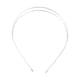 thumbnail image 4 of REGALWOVEN 1 Pc Diademas Simples de Doble Fila para Mujeres Tono Plateado, 4 of 6