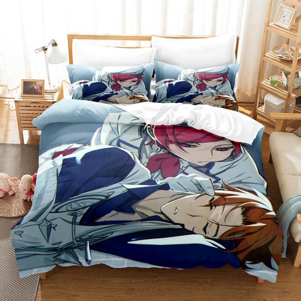 Cartoons Game HELIOS Rising Heroes Bedding Set Single Twin Full Size Bed Set Adult Kid Bedroom Duvet cover Sets Bed Sheets