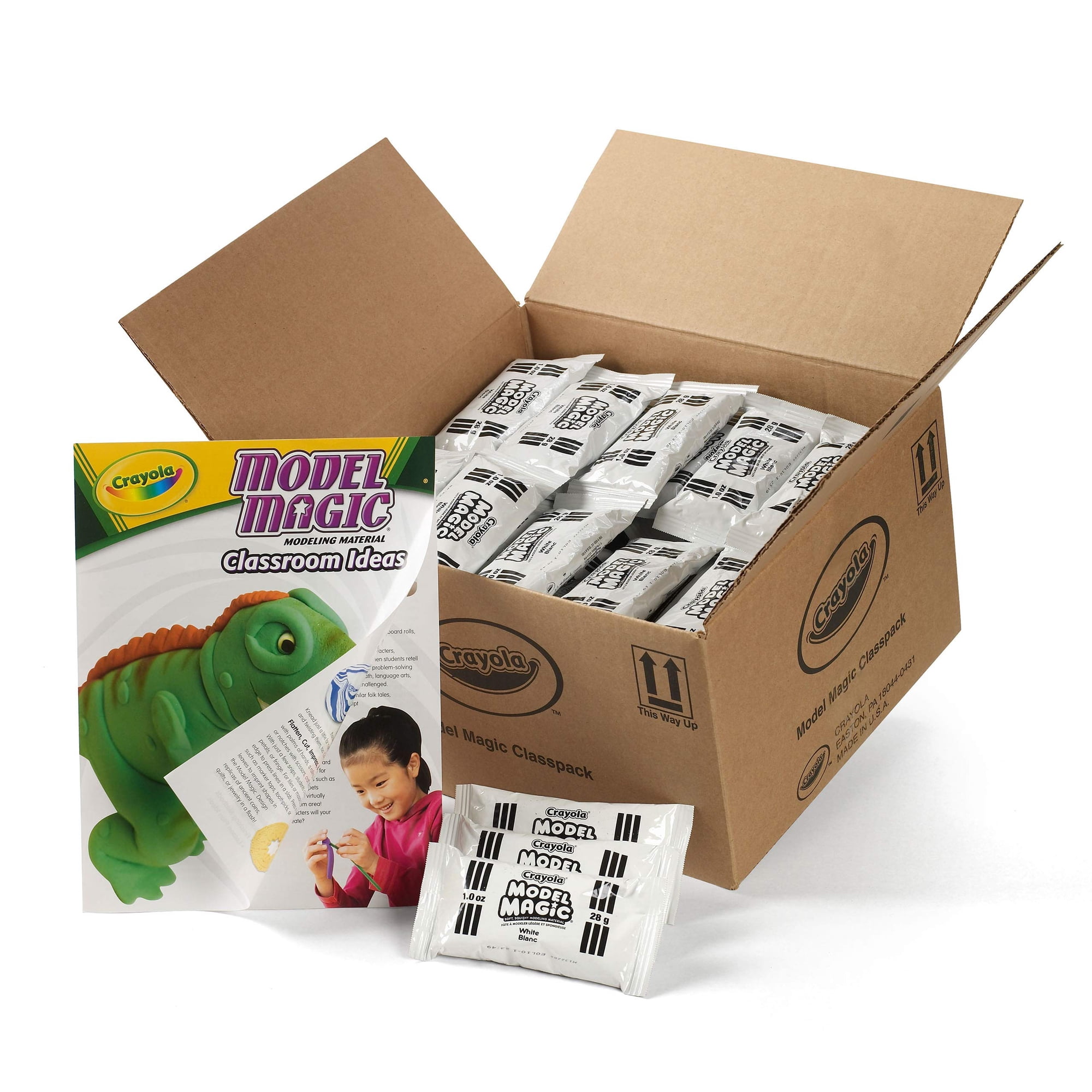 Arcilla De Modelar Crayola Model Magic White 75 X 30 Ml Para Niños