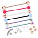 thumbnail image 1 of 1 Unidades Nariz Lengua Labio Ceja Tragus Ombligo Vientre Anillo Piercings Joyería C-12Pcs, 1 of 5