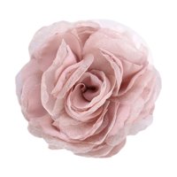 Magideal - Broche De Flores De Tela De Seda, Prendedor De Solapa Para Camisa, Ramillete De Tela Para Baile, Vestido De Boda Rosa