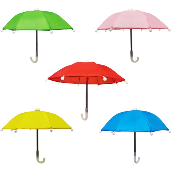Sombrillas miniatura para muñecas MAOMIA, escala 1:6 (27,5 x 27,5 x 21,5 cm)
