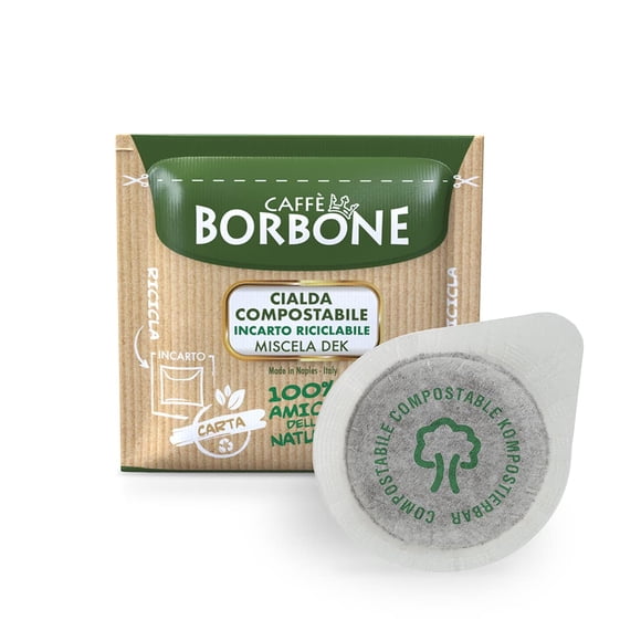 Cápsulas de café ESE Caffè Borbone Miscela Verde/Dek (Descafeinado) - 150 unidades