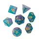 thumbnail image 3 of 7 Piezas De Dados Acrílicos Juguetes De Fiesta D4 D8 D10 D12 D20 Para MTG RPG Juego De Rol Verde Violeta, 3 of 5