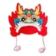 thumbnail image 1 of Año Nuevo Chino Sombrero De Dragón Dimensional DIY Artesanía Animal Sombrero Cabeza De Dragón Sombrero Rojo, 1 of 3