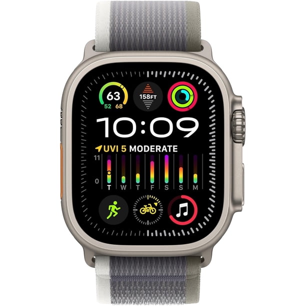 Watch Ultra 2 (gps) + Celular Caja De Titanio Gris De 49 Mm Con Correa De Trail Gris Como Nuevo Reacondicionado