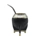 thumbnail image 2 of Mate Torpedo Negro de Calabaza con Virola Cincelada negro Hoja, 2 of 6