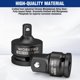 thumbnail image 4 of Juego de adaptadores Impact Socket WORKPRO de 3/4 F a 1/2 M y de 1/2 F a 3/4 M, 4 of 9