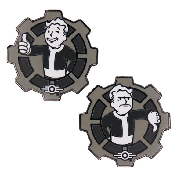 Edición limitada en blanco y negro de Coin Fanattik Fallout Decision
