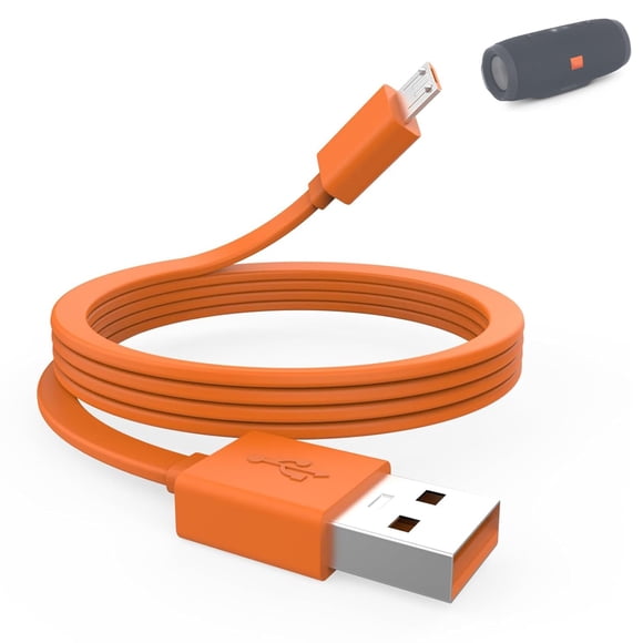Cable Micro USB Gneinour 1m para Parlantes JBL Naranja