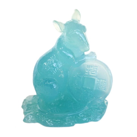 Feng Shui Import - Estatua De Rata Azul Importada En Feng Shui Para Activar Tao Hua Luck