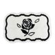 thumbnail image 1 of REGALWOVEN Alfombra Decorativa Boho para Baño, Alfombra de Baño Ultra Suave y Absorbente, Alfombra de Microfibra Impresa Antideslizante Blanca 32" x 20", 1 of 6