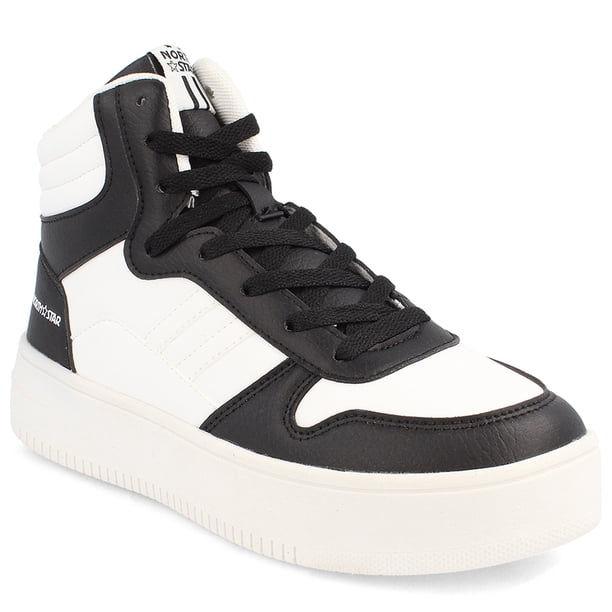 Zapatilla Caña Alta Mujer Dave Negro