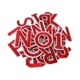 thumbnail image 1 of Parches Termoadhesivos Para Planchar Manualidades DIY Parches De Letras Y Números Para Camisetas Ropa Sombreros Rojo, 1 of 5