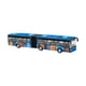 thumbnail image 3 of Tire Hacia Atrás El Autobús Largo Modelo Aleación Aleación Tire Hacia Atrás El Autobús Para La Decoración De Los Regalos Del Juego Azul, 3 of 5