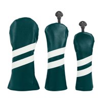 Ioensy - 3 Fundas Para Cabeza De Golf De Madera Con Equipo De Etiqueta De Número Intercambiable