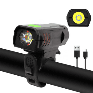 Qixun - Luz Bicicleta Ciclistas Linterna Recargable Usb