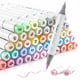 thumbnail image 1 of Ohuhu48 Marcadores De Alcohol Pastel+ 1 Blender. Pincel&fina, 1 of 7